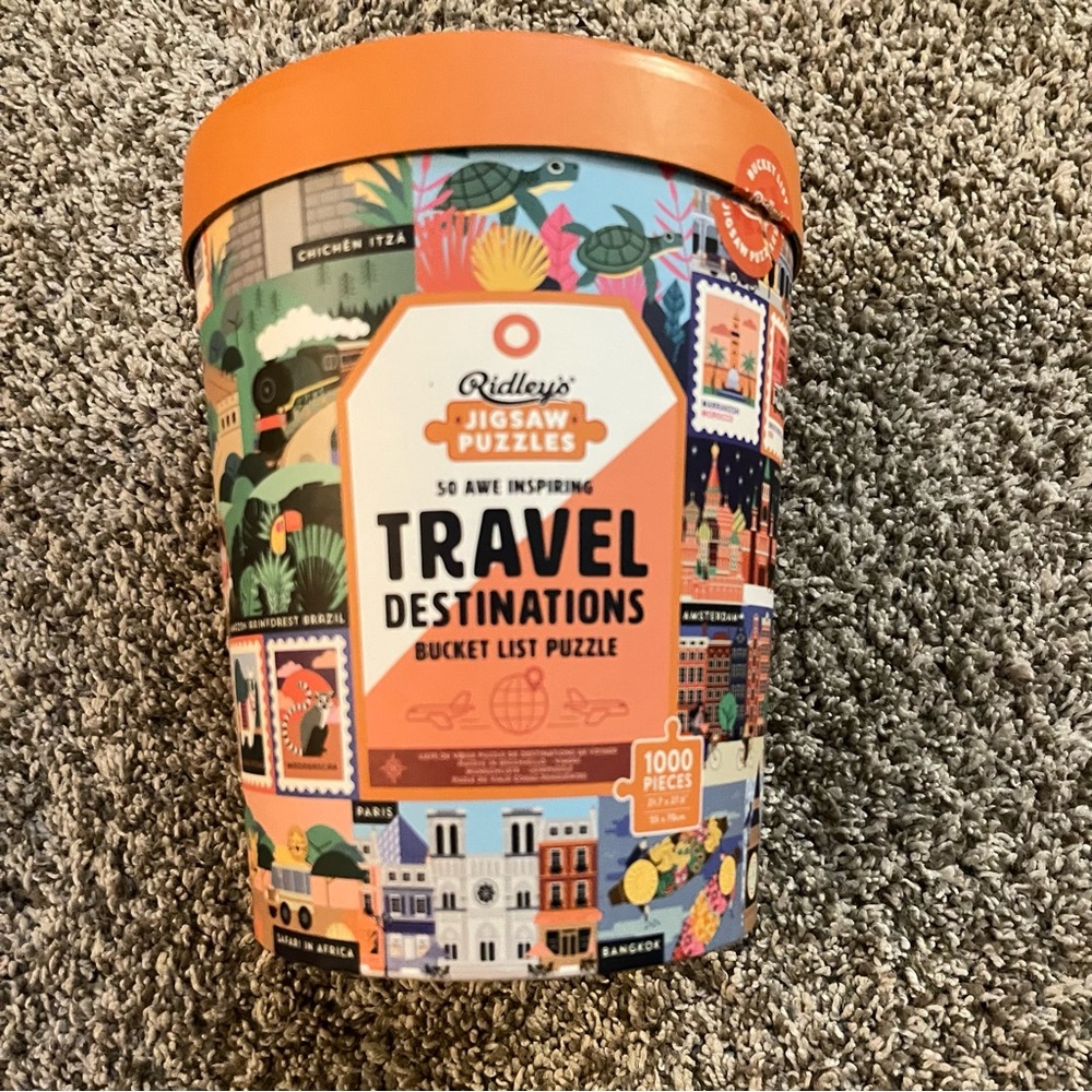 Ridley’s Travel Destinations 1000pc Jigsaw Puzzle
